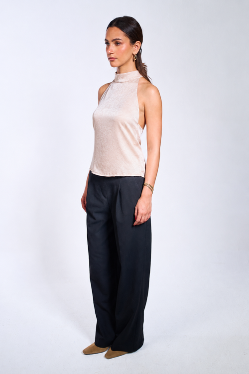 Champagne Halter Top