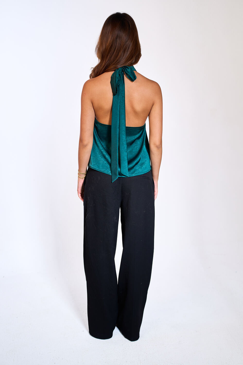Emerald Halter Top