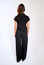 Black Eyelet Pants