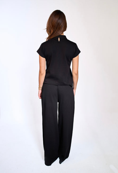 Black Eyelet Pants